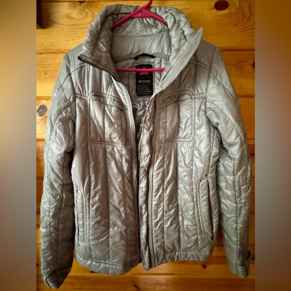 🔥Columbia🔥Women's Silver Omni Heat Puffer Jacket